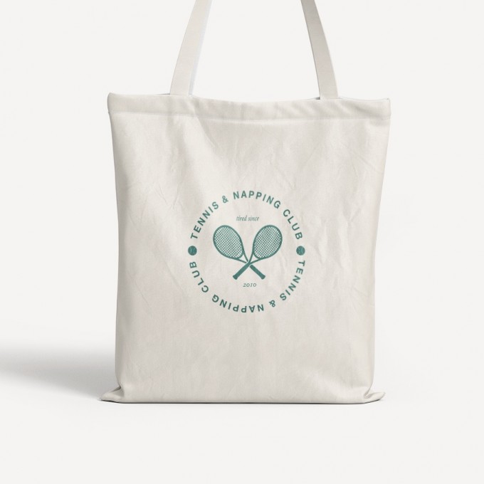 TENNIS & NAPPING CLUB Totebag - ALMOST A BRAND