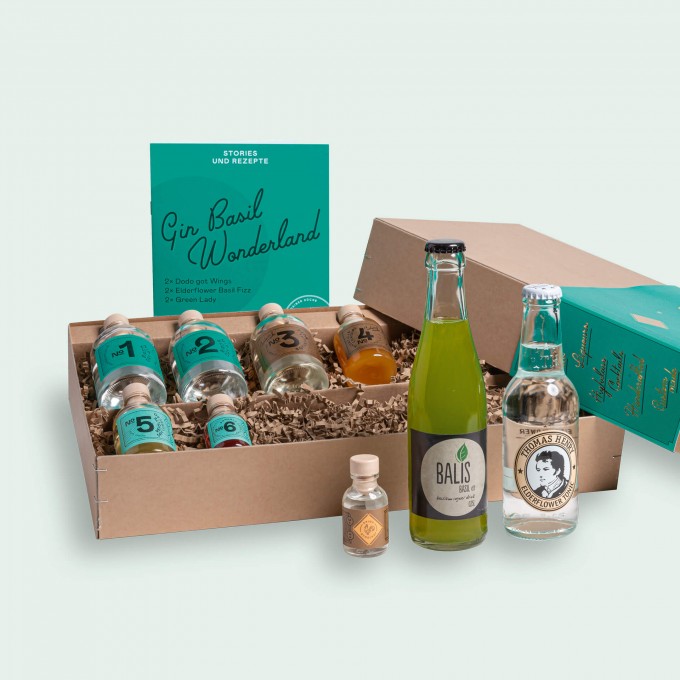 Drink Syndikat | Gin Basil Wonderland | Gin Cocktail Set Drink Syndikat | Gin Basil Wonderland | Gin Cocktail Set