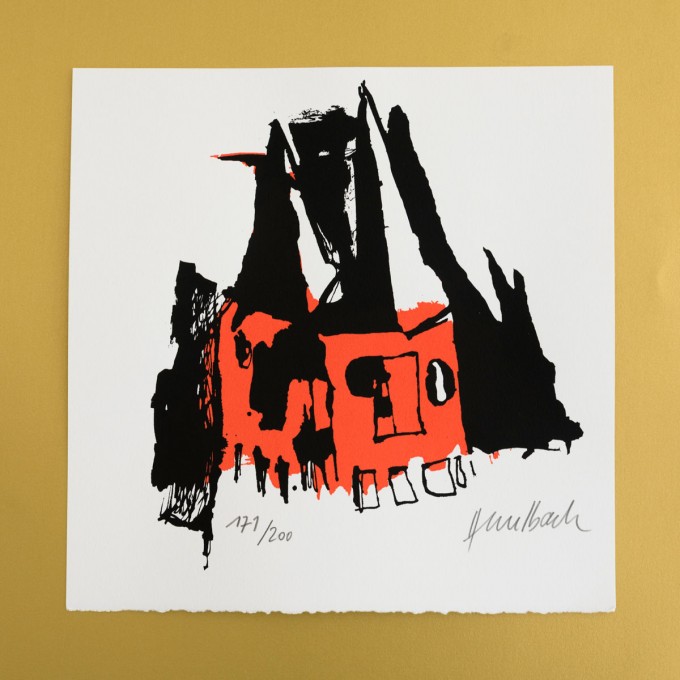 Siebdruck "Goetzen" von Marc Haselbach Siebdruck "Goetzen" von Marc Haselbach