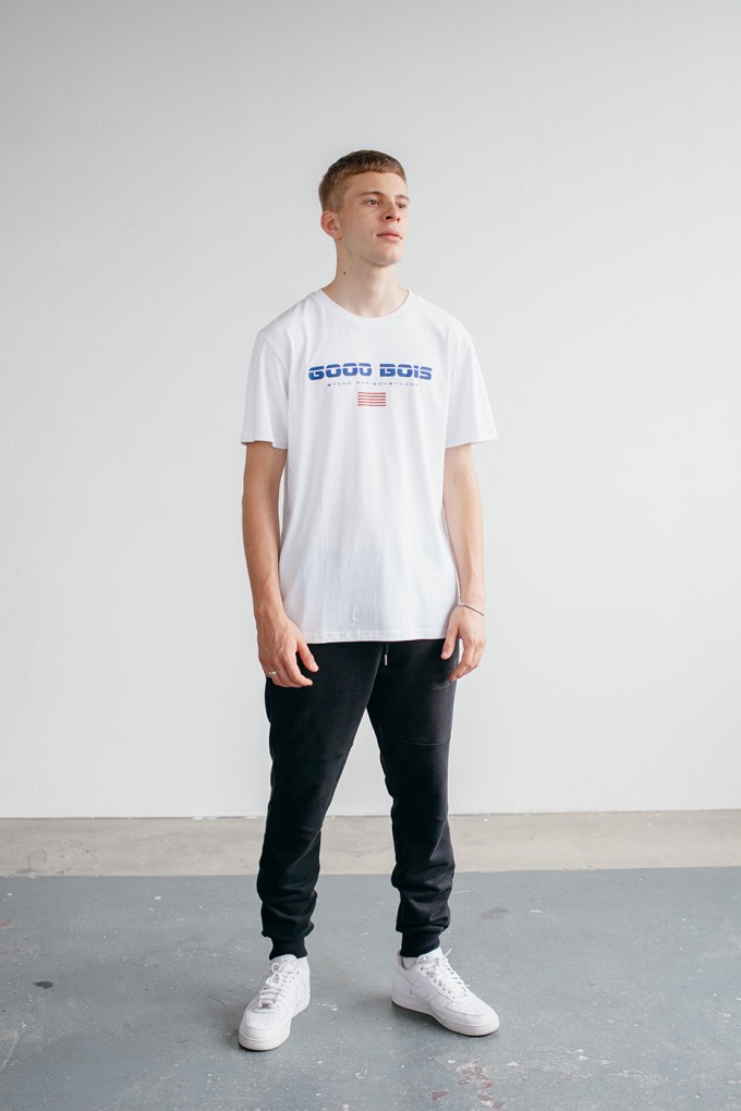 Goodbois Euro Flag T-Shirt white Goodbois Euro Flag T-Shirt white