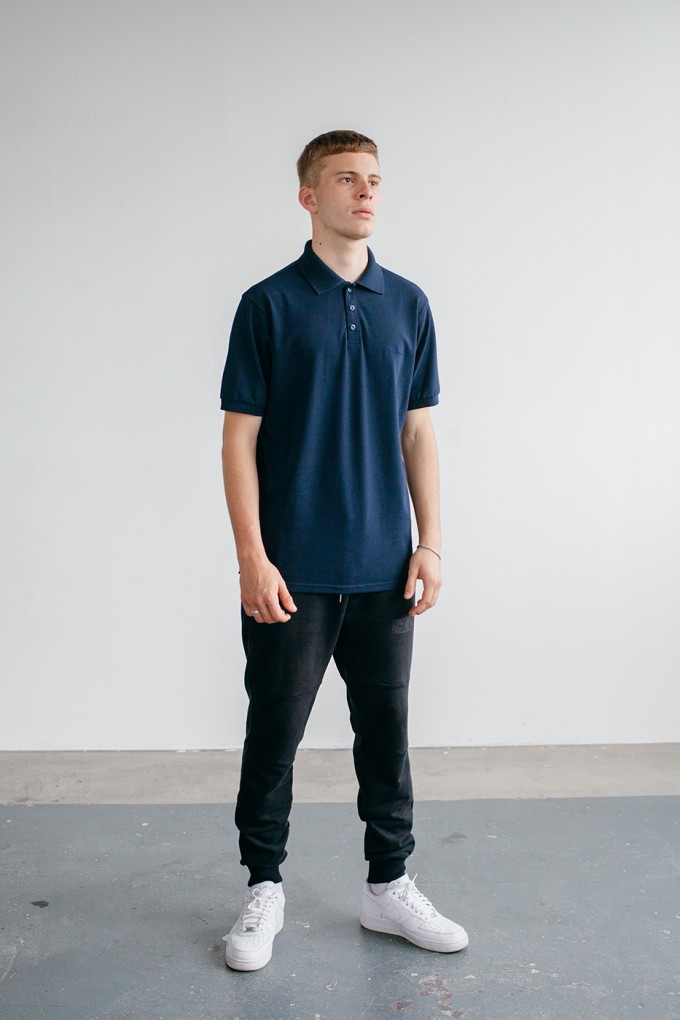 Goodbois Signature Polo Shortsleeve navy Goodbois Signature Polo Shortsleeve navy