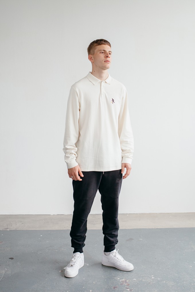 Goodbois Player Icon Polo Longsleeve off-white Goodbois Player Icon Polo Longsleeve off-white