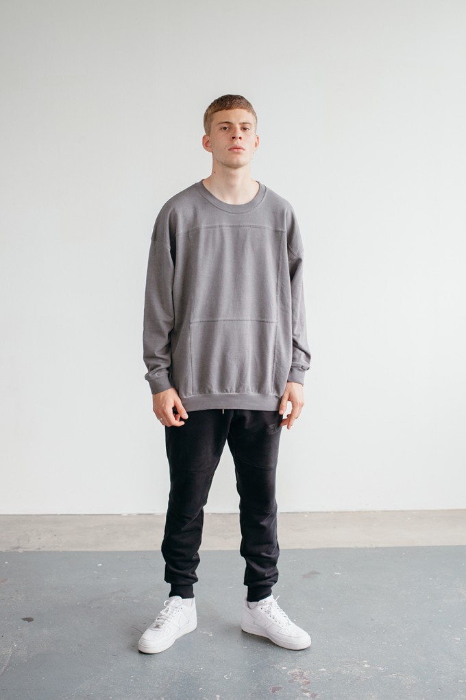 Goodbois Sailing Crewneck grey washed Goodbois Sailing Crewneck grey washed