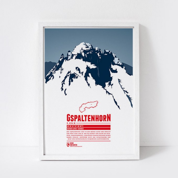 Marmota Maps – Gspaltenhorn - Bergdruck Marmota Maps – Gspaltenhorn - Bergdruck