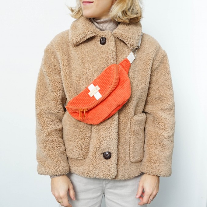 MULINU - Bauchtasche | Hipbag HENNES S Breitcord Orange MULINU - Bauchtasche | Hipbag HENNES S Breitcord Orange