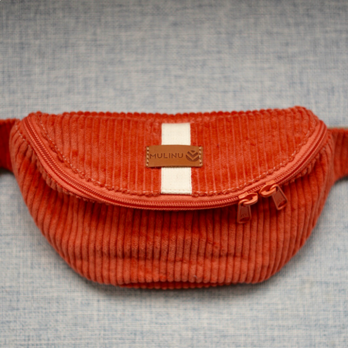MULINU – Bauchtasche | Hipbag HENNES Breitcord Pfirsich MULINU – Bauchtasche | Hipbag HENNES Breitcord Pfirsich