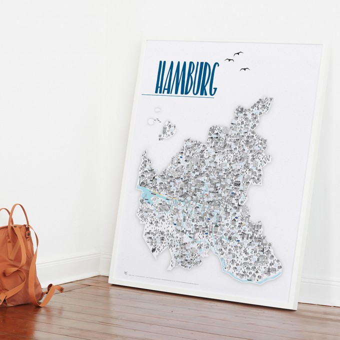 Rapü Design Hamburg Poster Rapü Design Hamburg Poster