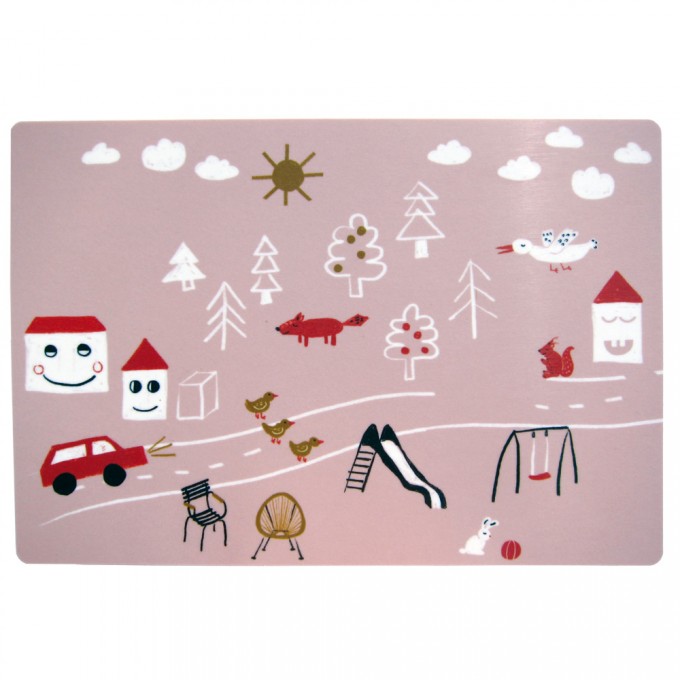 nuukk – Kleines Schneidebrett Happy Houses nuukk – Kleines Schneidebrett Happy Houses