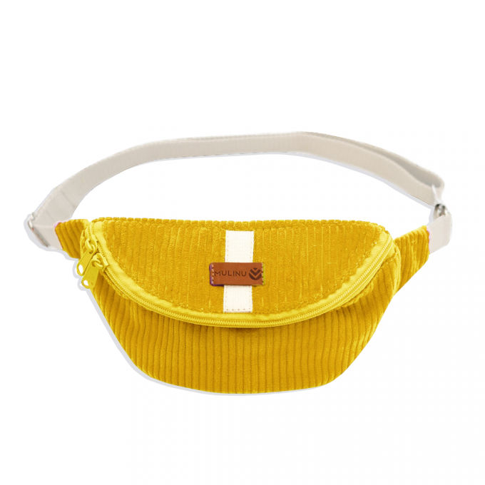 MULINU - Bauchtasche | Hipbag HENNES S Breitcord Gelb MULINU - Bauchtasche | Hipbag HENNES S Breitcord Gelb