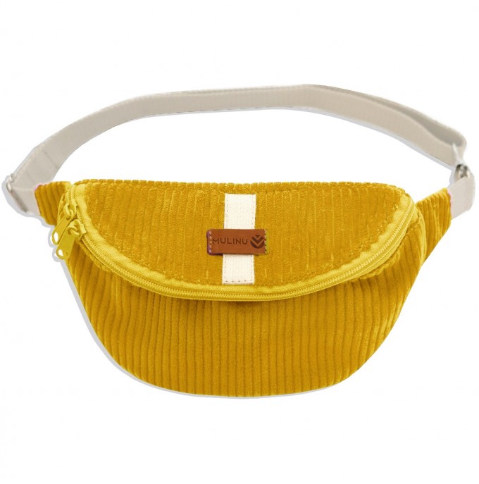 MULINU - Bauchtasche | Hipbag HENNES M/L Breitcord Gelb MULINU - Bauchtasche | Hipbag HENNES M/L Breitcord Gelb