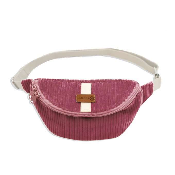 MULINU - Bauchtasche | Hipbag HENNES S Breitcord Altrosa MULINU - Bauchtasche | Hipbag HENNES S Breitcord Altrosa