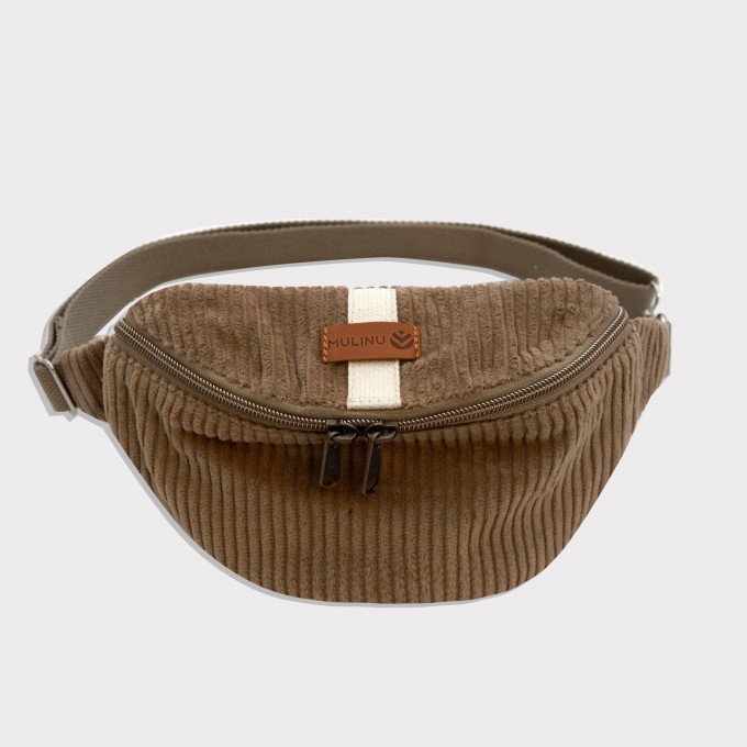 MULINU – Bauchtasche | Hipbag HENNES Breitcord Sand MULINU – Bauchtasche | Hipbag HENNES Breitcord Sand
