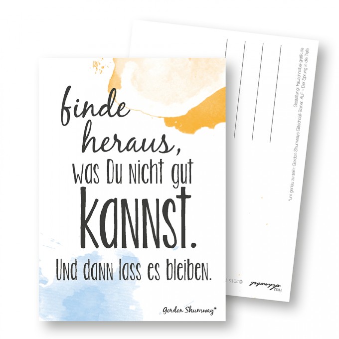 Martina Olonschek | Postkarte "Motivation" 5er-Set Martina Olonschek | Postkarte "Motivation" 5er-Set