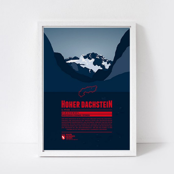 Marmota Maps – Hoher Dachstein - Bergdruck Marmota Maps – Hoher Dachstein - Bergdruck