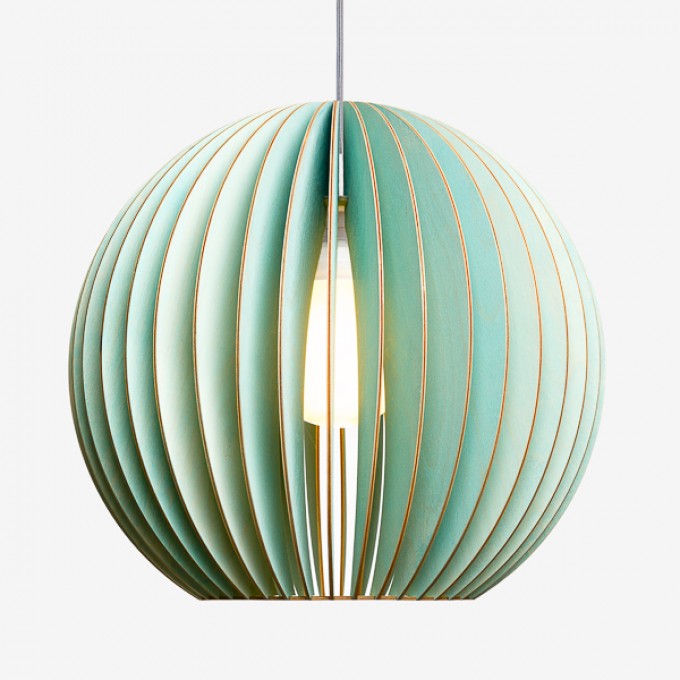 AION L Pendelleuchte aus Holz (blau) AION L Pendelleuchte aus Holz (blau)