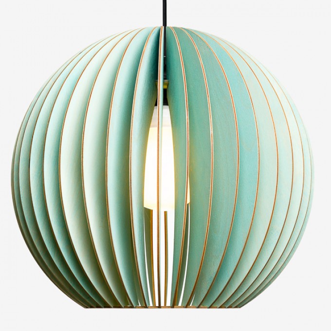 AION XL Pendelleuchte aus Holz (blau) AION XL Pendelleuchte aus Holz (blau)