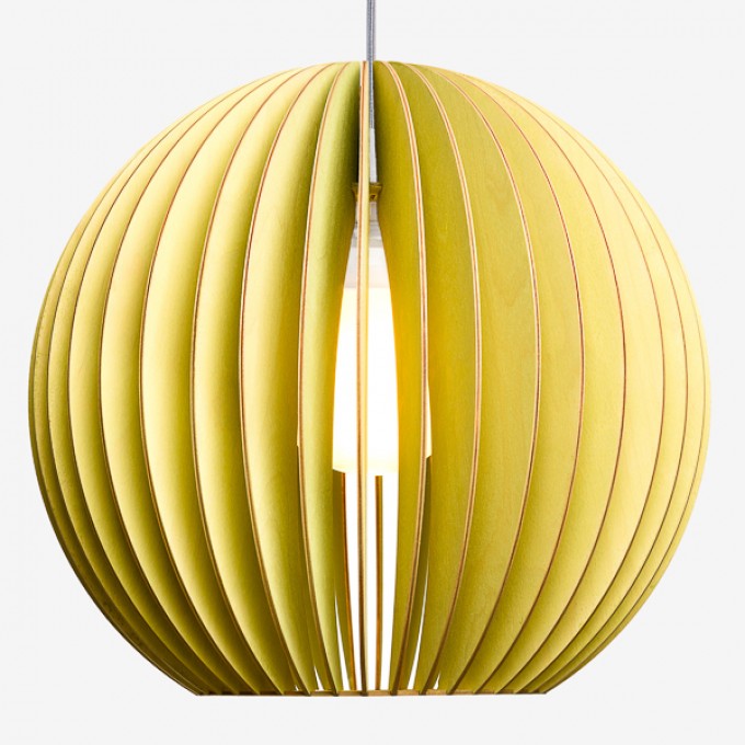 AION XL Pendelleuchte aus Holz (grün) AION XL Pendelleuchte aus Holz (grün)