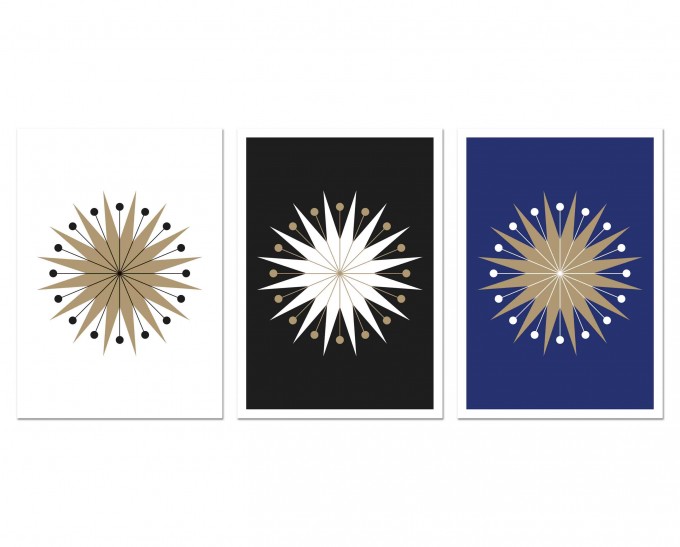 3 Held&Lykke Postkarten "StarMail" 3 Held&Lykke Postkarten "StarMail"