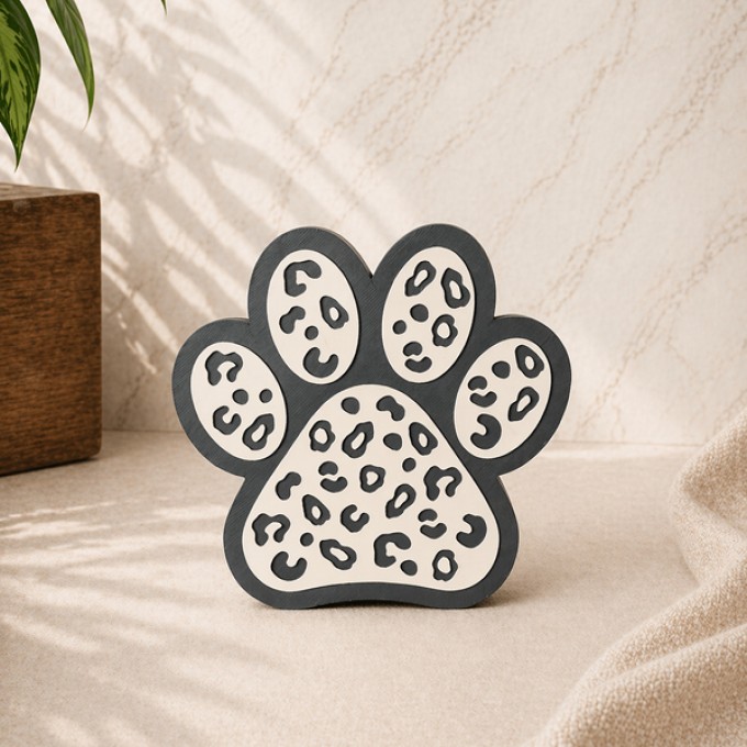 frido and me. | Hundepfote Deko | modernes Wohnaccessoire für Hundeliebhaber