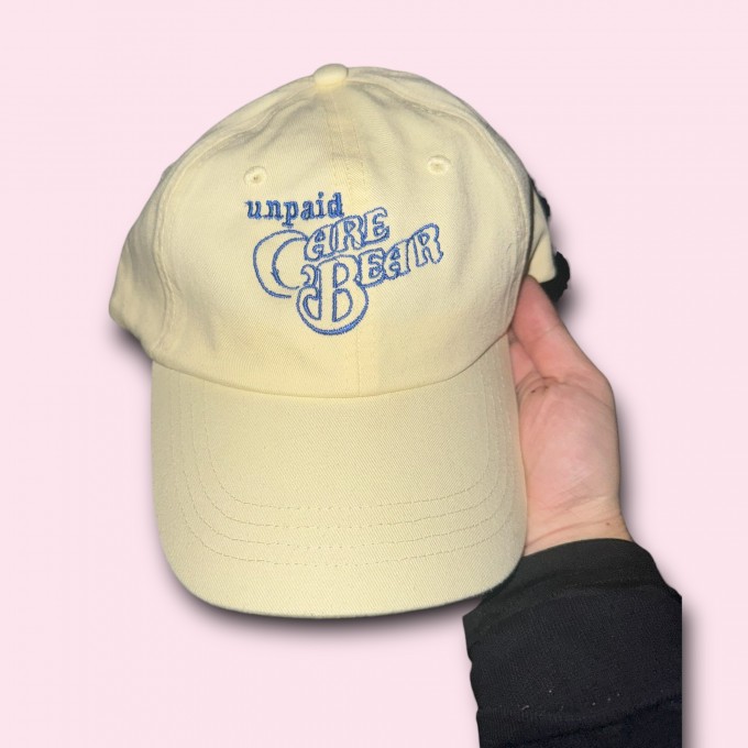 Unpaid Care Bearz Cap butteryellow - The Propcorner