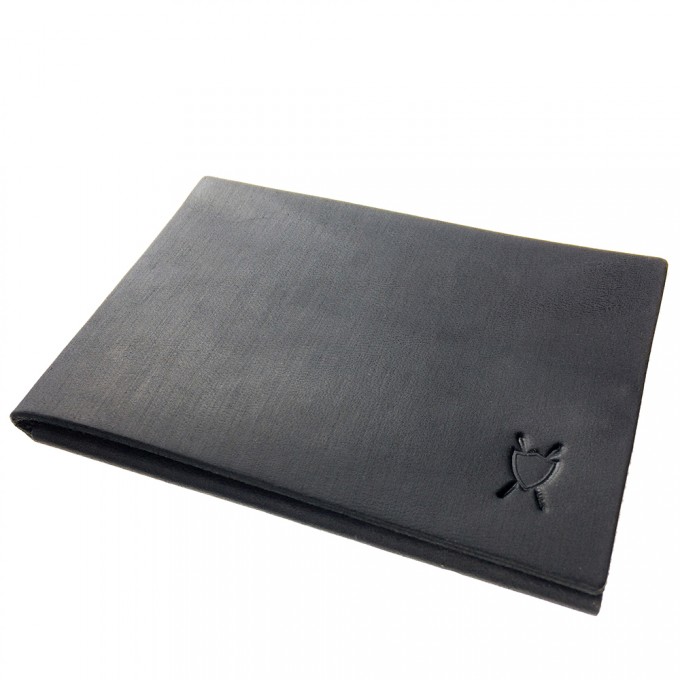 LIEBHARDT - simples schlichtes Portemonnaie aus pflanzlich gegerbtem Leder handgenäht - cardholder (schwarz) LIEBHARDT - simples schlichtes Portemonnaie aus pflanzlich gegerbtem Leder handgenäht - cardholder (schwarz)