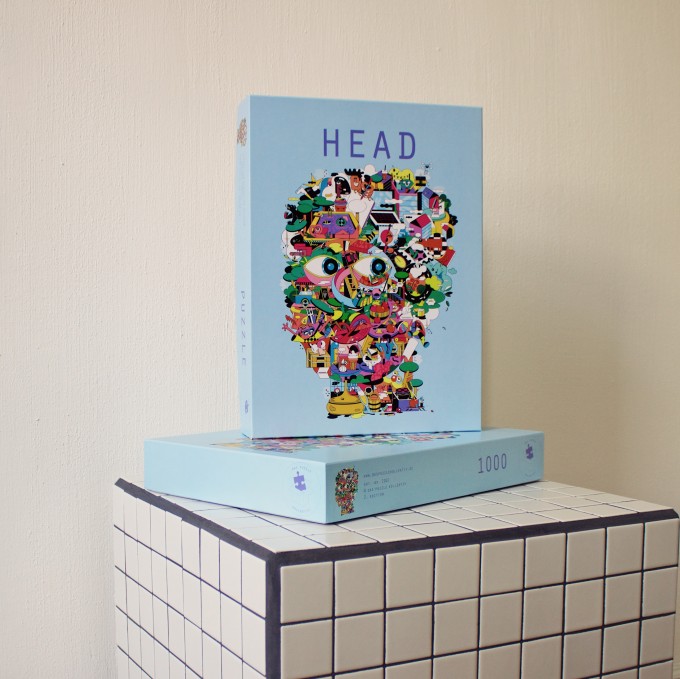 Das Puzzle Kollektiv - Puzzle "Head" 1000 Teile Das Puzzle Kollektiv - Puzzle "Head" 1000 Teile