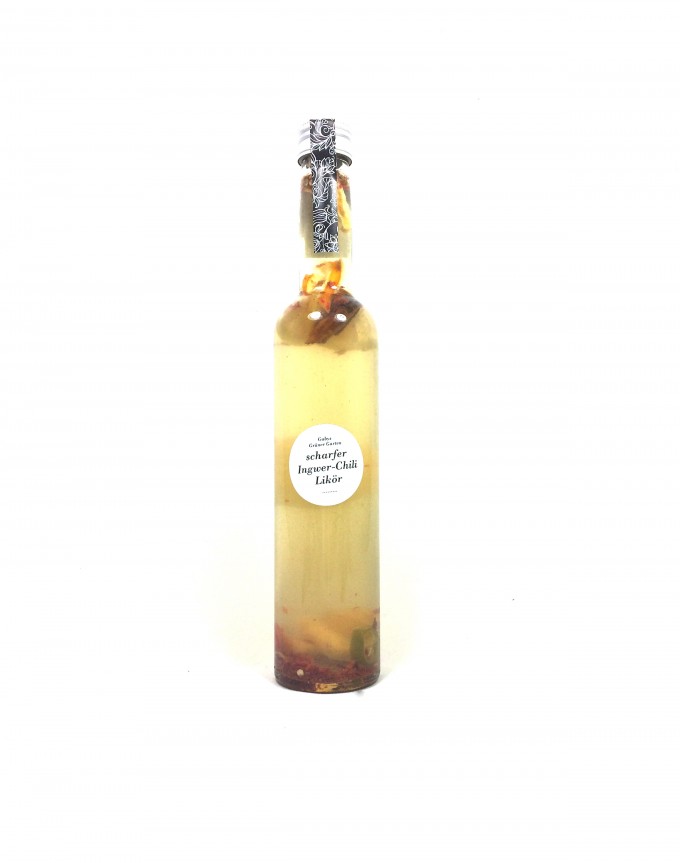 Gabys Grüner Garten scharfer Ingwer Chili Likör 350ml Gabys Grüner Garten scharfer Ingwer Chili Likör 350ml