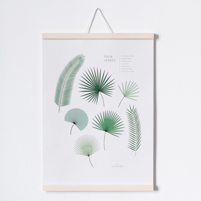 FINE FINE STUFF - Poster Palm Leaves - A3 FINE FINE STUFF - Poster Palm Leaves - A3