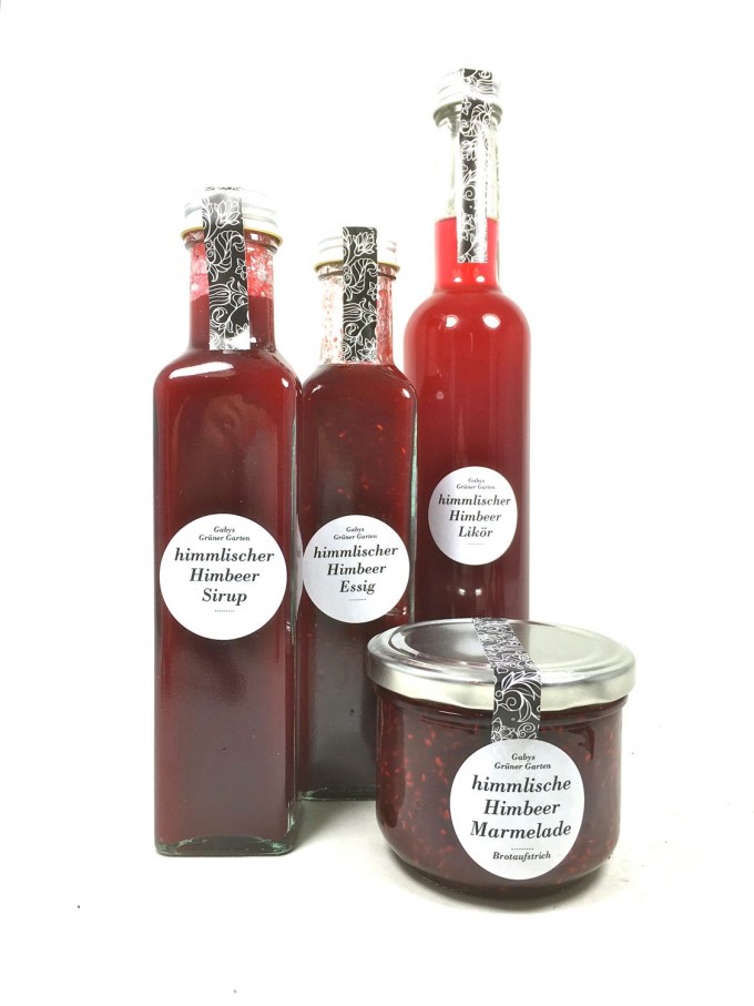 Gabys Grüner Garten Großes himmlisches Himbeer Set 1100 ml/g Gabys Grüner Garten Großes himmlisches Himbeer Set 1100 ml/g