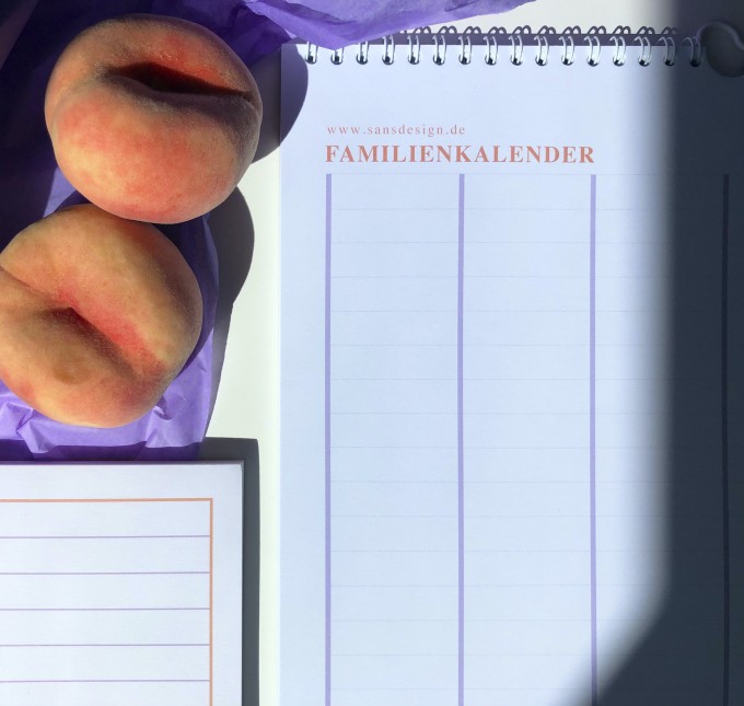 Familienkalender mit 6 Spalten - SANS.