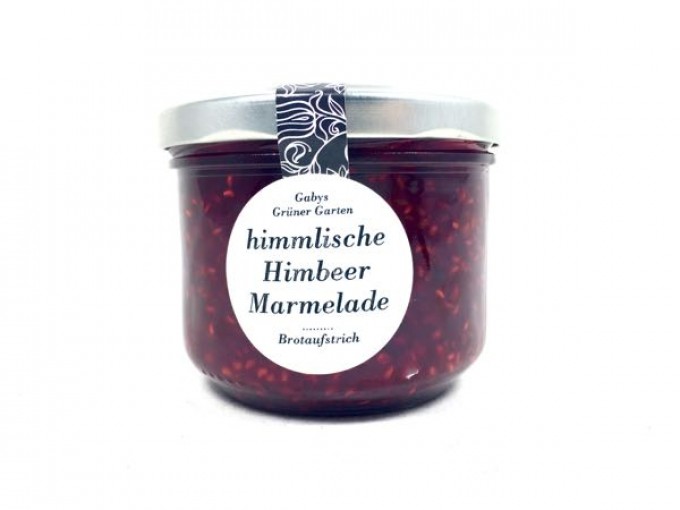 Gabys Grüner Garten himmlische Himbeer Marmelade 250g Gabys Grüner Garten himmlische Himbeer Marmelade 250g