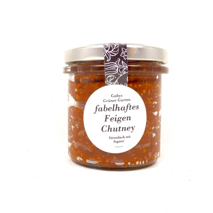 Gabys Grüner Garten fabelhaftes Feigen Chutney 165g Gabys Grüner Garten fabelhaftes Feigen Chutney 165g