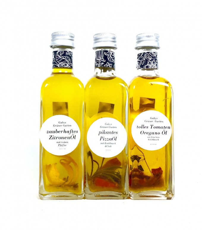 Gabys Grüner Garten
sensationelles Olivenöl Set 300ml Gabys Grüner Garten
sensationelles Olivenöl Set 300ml