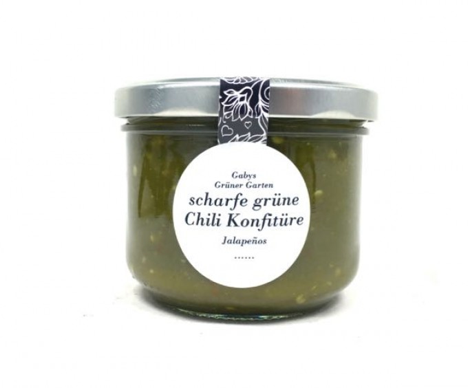 Gabys Grüner Garten scharfer grüner Chili Aufstrich 250g Gabys Grüner Garten scharfer grüner Chili Aufstrich 250g