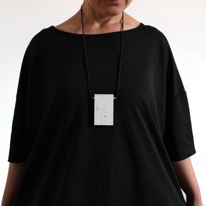 Concrete Necklace GRT01 by ORTOGONALE Concrete Necklace GRT01 by ORTOGONALE