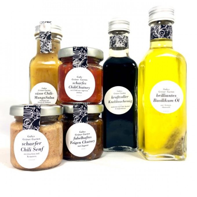 Gabys grüner Garten Herrliches herzhaftes Geschenk Set 495g Gabys grüner Garten Herrliches herzhaftes Geschenk Set 495g