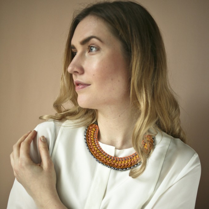 Gudbling // Kurze Boho Halskette Terrakotta Gudbling // Kurze Boho Halskette Terrakotta