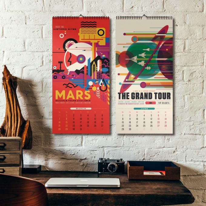 NASA Exoplanet Travel Bureau Series Kalender 2020 – DAC.design NASA Exoplanet Travel Bureau Series Kalender 2020 – DAC.design