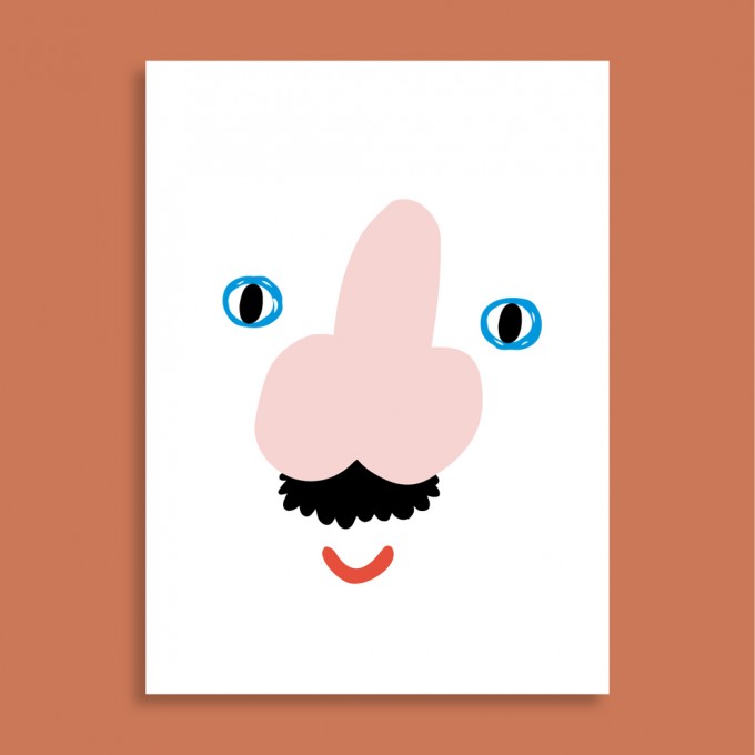 Family Tree Shop / Postkarte / Nasenmann Family Tree Shop / Postkarte / Nasenmann