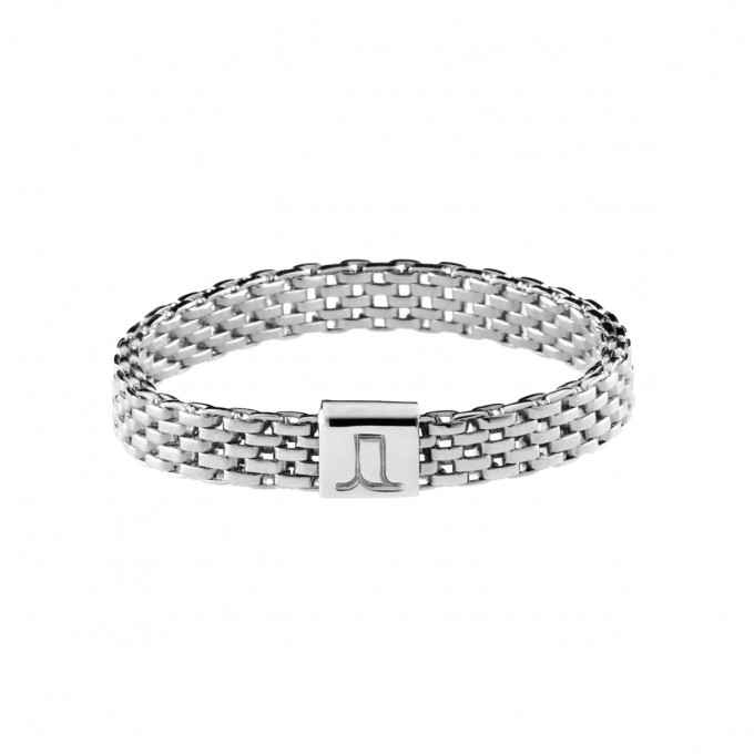 Jasmina Jovy Jewellery Decode! Mesh Ring RIDC00 fine silver plated Jasmina Jovy Jewellery Decode! Mesh Ring RIDC00 fine silver plated
