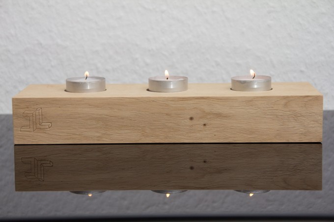 JL-Holz Kerzenhalter (Eiche unbehandelt) JL-Holz Kerzenhalter (Eiche unbehandelt)
