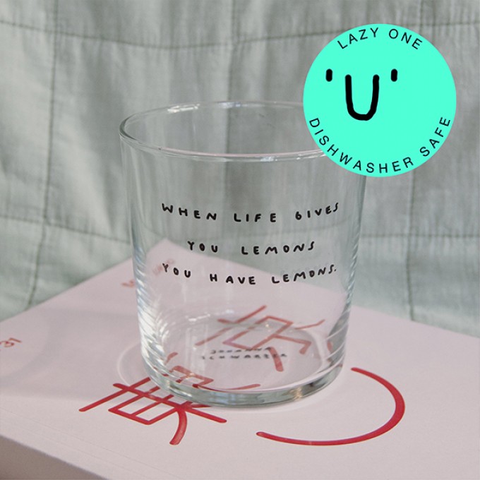 WHEN LIFE GIVES YOU LEMONS Glas – Johanna Schwarzer WHEN LIFE GIVES YOU LEMONS Glas – Johanna Schwarzer