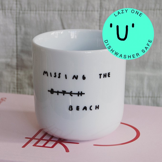 MISSING THE BEACH Becher – Johanna Schwarzer MISSING THE BEACH Becher – Johanna Schwarzer