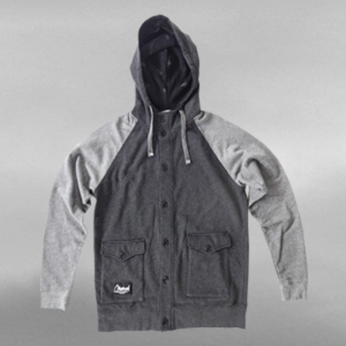 OBSERVED DISTORTION HOODY JACKET OBSERVED DISTORTION HOODY JACKET
