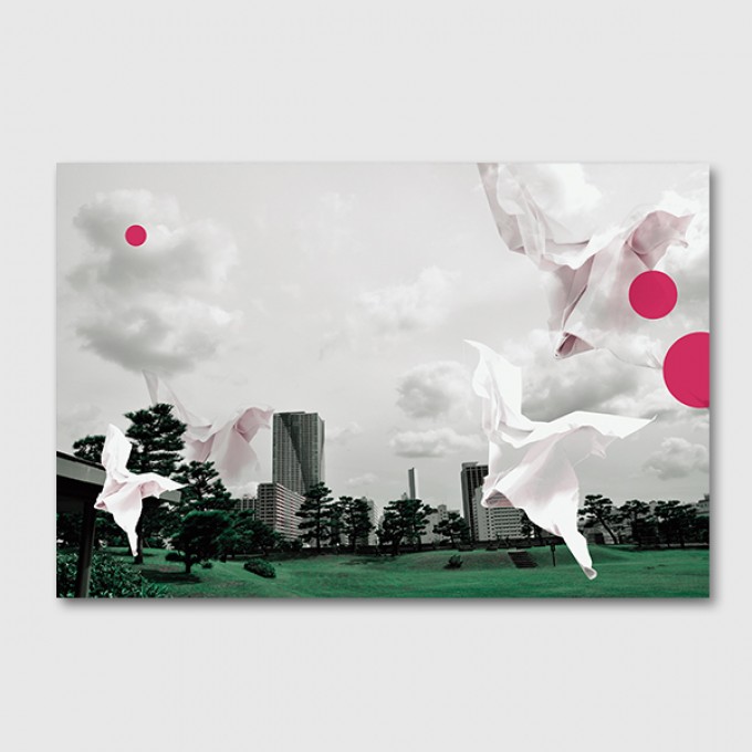 ZEITLOOPS "Japanischer Garten", Posterprint 40x60 cm
