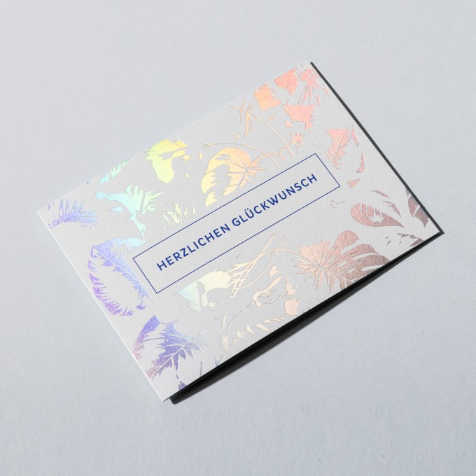 Grußkarte Herzlichen Glückwunsch · leaf – Jo the brand Grußkarte Herzlichen Glückwunsch · leaf – Jo the brand