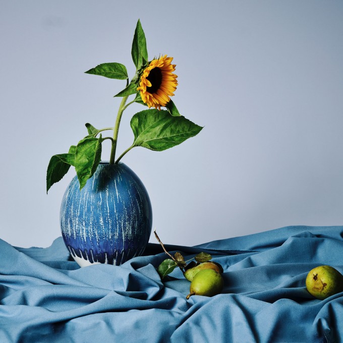 mused - Vase Jonna - oceanblue mused - Vase Jonna - oceanblue