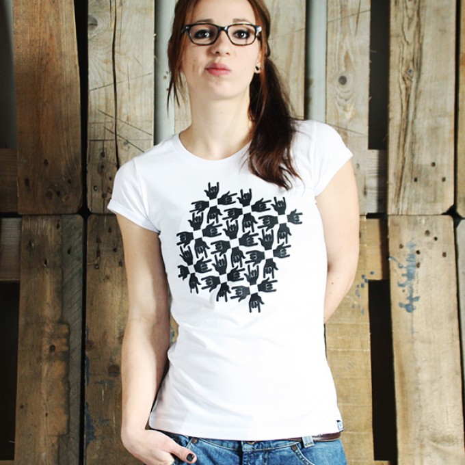 KINDERGELD ORGANIC Womens Roll Sleeve T-Shirt "FRANZ" KINDERGELD ORGANIC Womens Roll Sleeve T-Shirt "FRANZ"