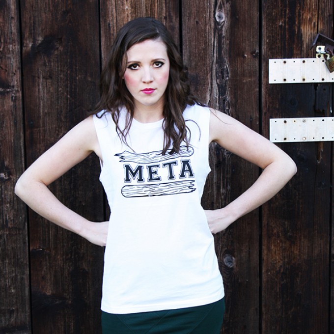 KINDERGELD ORGANIC Womens Raw Tank "BERND" (META) weiß KINDERGELD ORGANIC Womens Raw Tank "BERND" (META) weiß