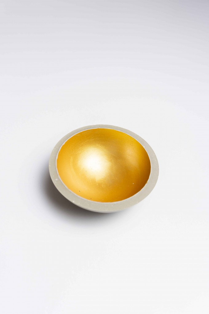 Klunkergrau Interior | Goldene Schalen aus Beton Klunkergrau Interior | Goldene Schalen aus Beton